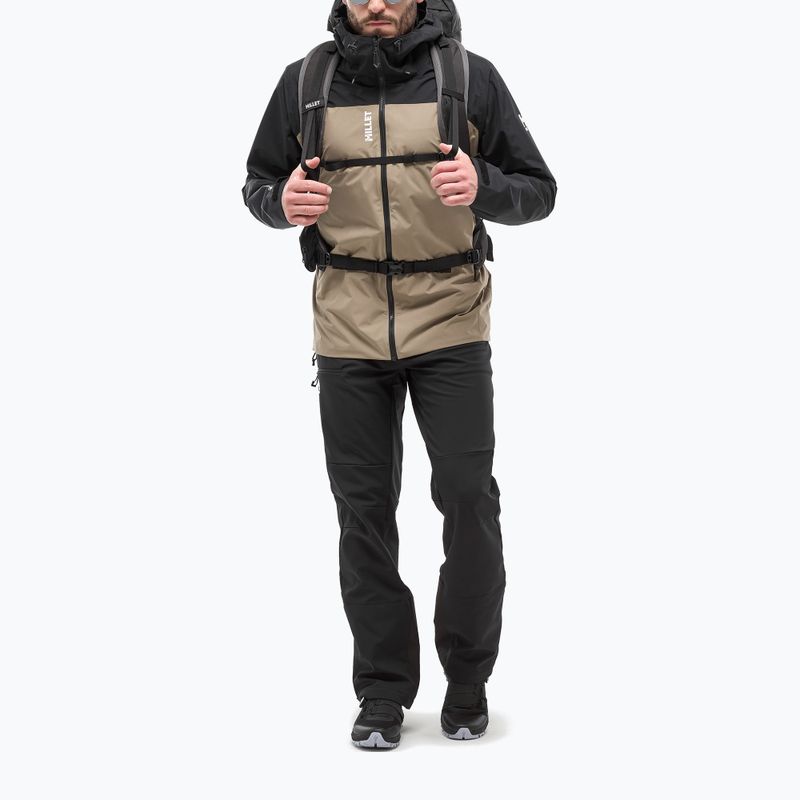 Pantaloni de trekking pentru bărbați Millet Seneca Shield black 2