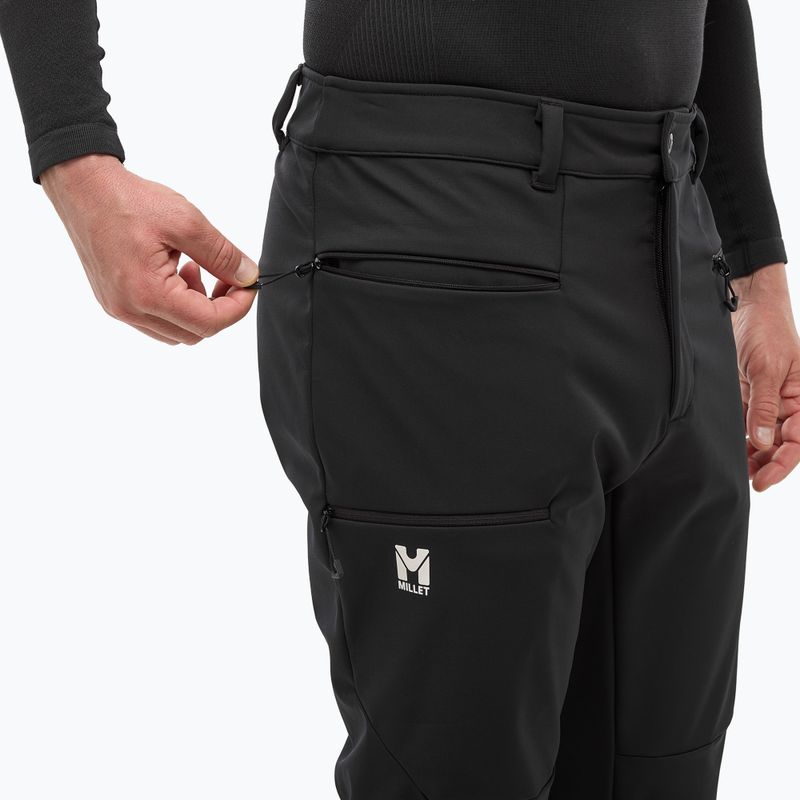 Pantaloni de trekking pentru bărbați Millet Seneca Shield black 4