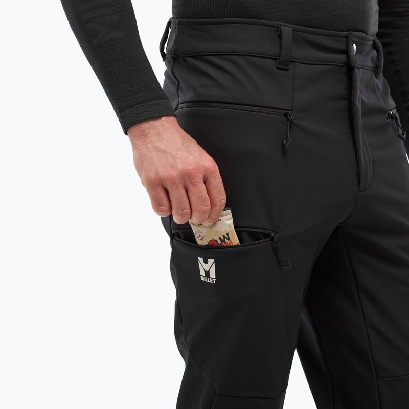 Pantaloni de trekking pentru bărbați Millet Seneca Shield black 5