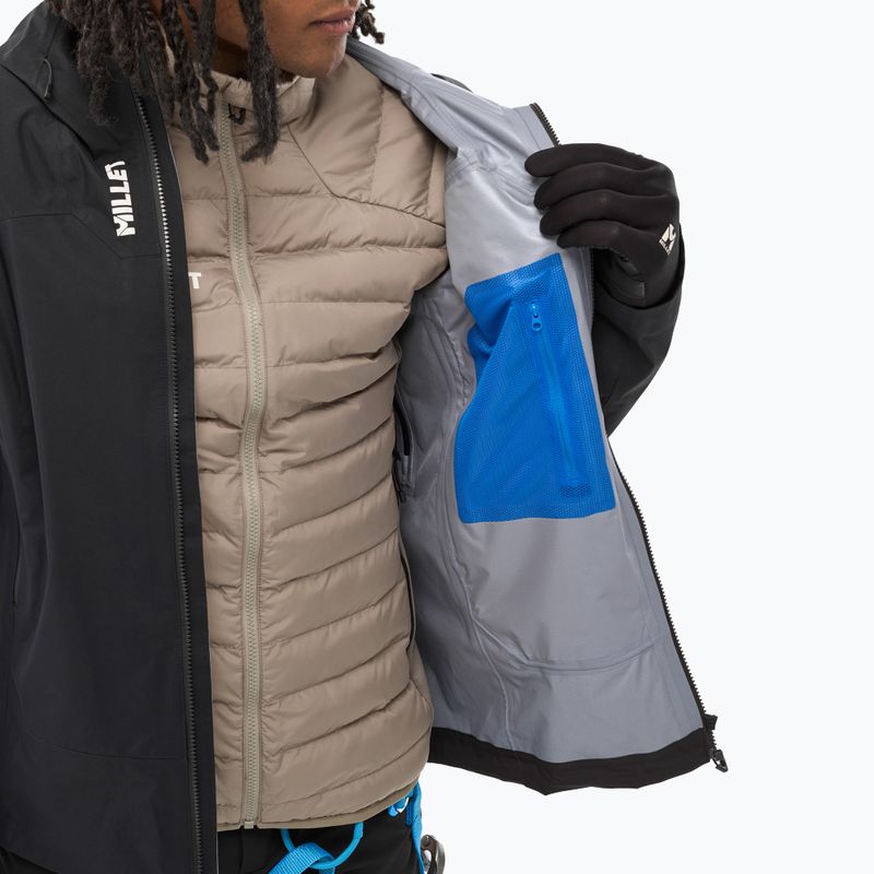 Geacă de ploaie pentru bărbați Millet Kamet Gore-Tex Jacket black 6