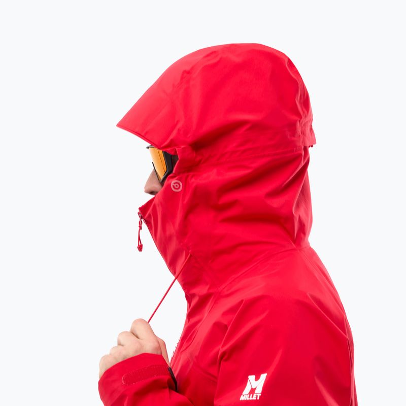 Geacă de ploaie pentru bărbați Millet Kamet Gore-Tex red 4