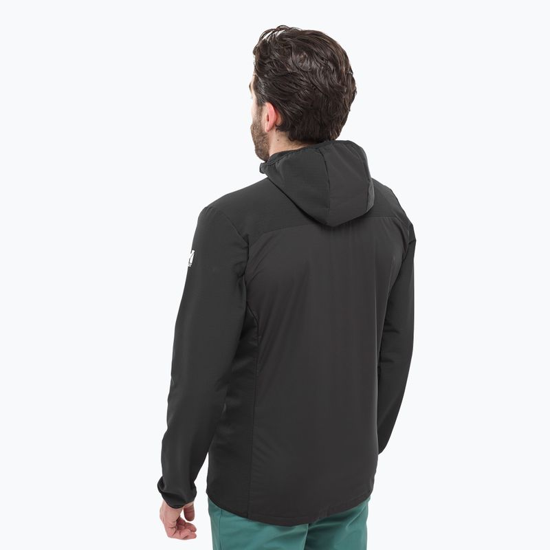 Geacă hibrid pentru bărbați Millet Seneca Hybrid Hoodie Softshell black 3