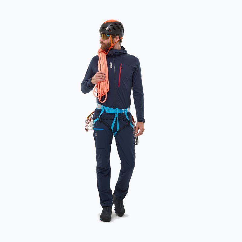 Bluză fleece pentru bărbați Millet Trilogy Icon Lightgrid Hoodie saphir 2