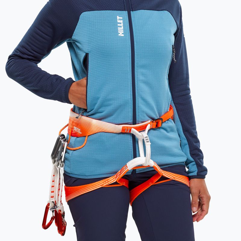 Bluză pentru femei Millet Fusion Grid Hoodie coronet blue/saphir 4