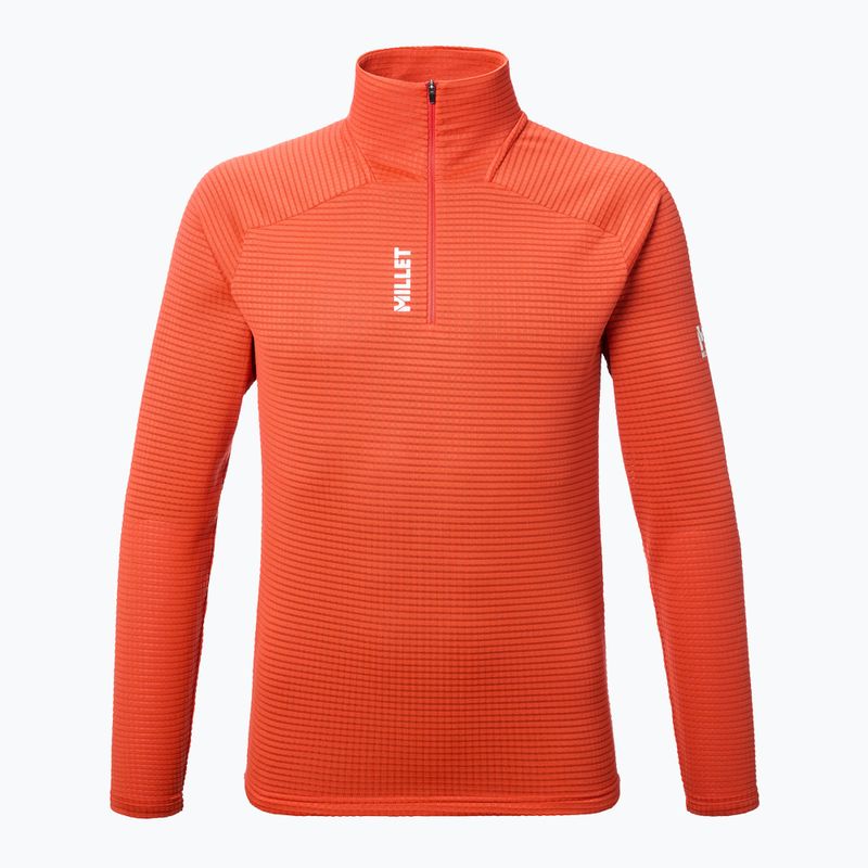 Bluză fleece pentru bărbați Millet Parmelan Light Fleece paprika 5