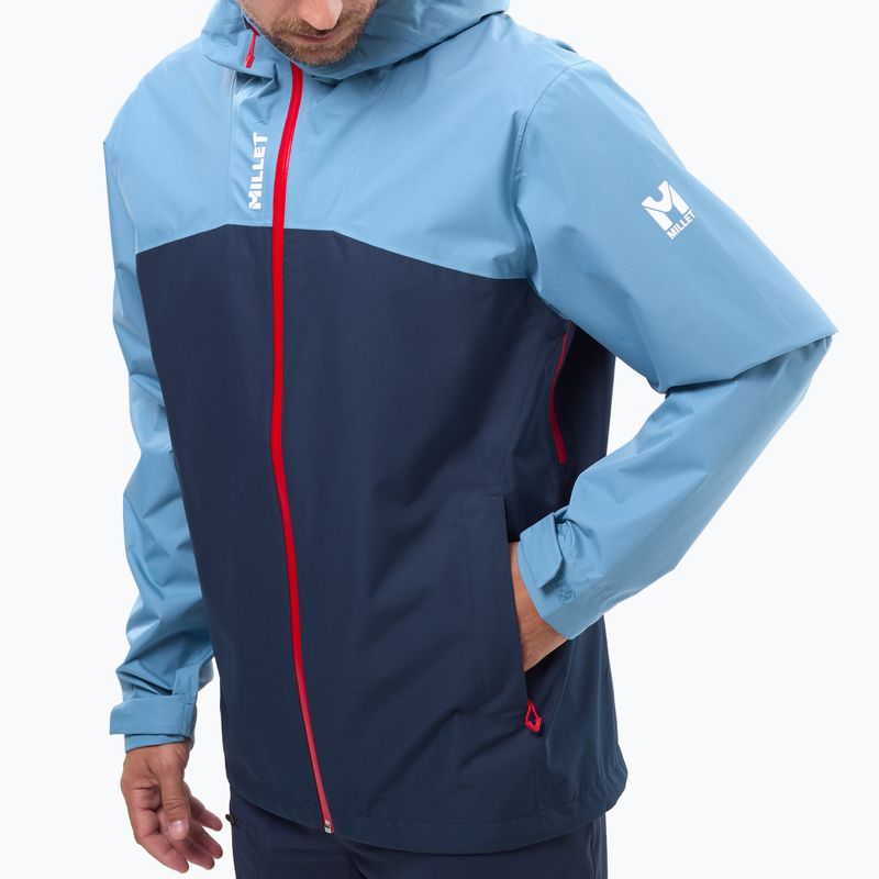 Geacă de ploaie pentru bărbați Millet Seneca 2.5L coronet blue/saphir 4