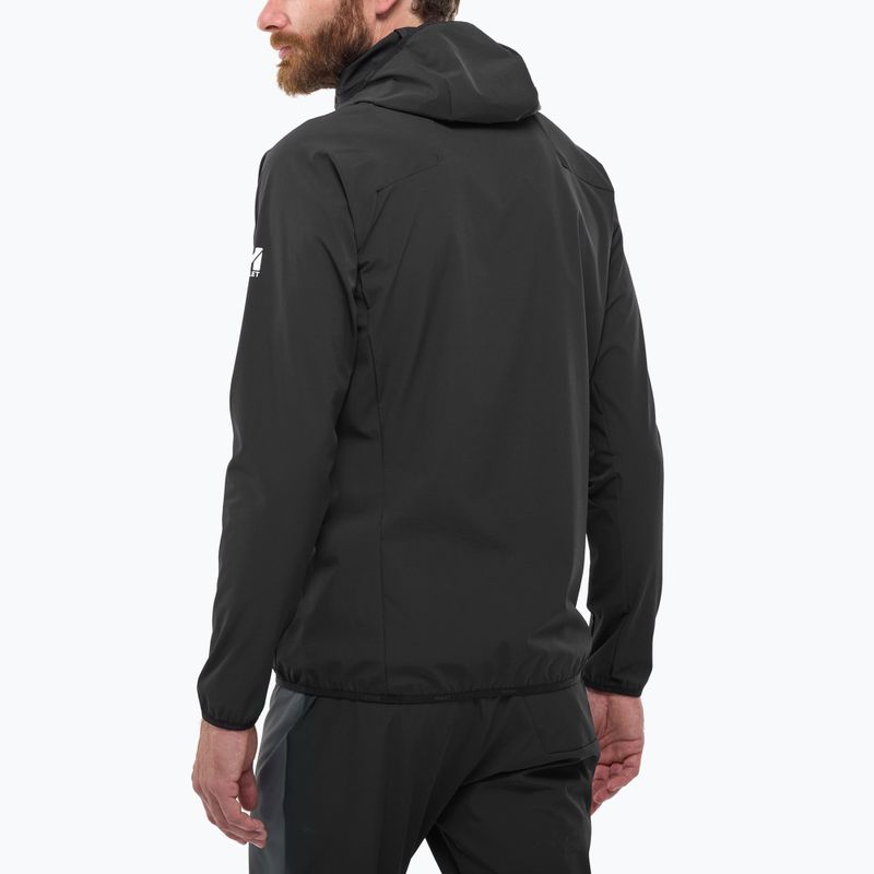 Geacă softshell pentru bărbați Millet Kamet Xcs Light Hoodie black 3