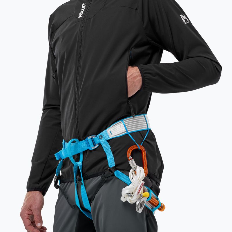Geacă softshell pentru bărbați Millet Kamet Xcs Light Hoodie black 4