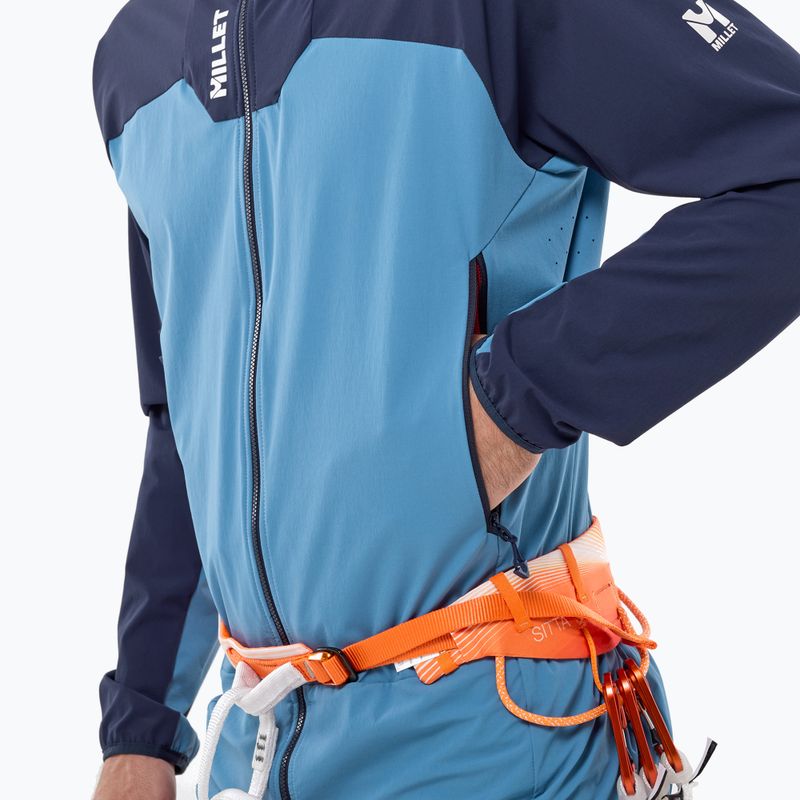 Geacă softshell pentru bărbați Millet Kamet Xcs Light Hoodie coronet blue/saphir 4