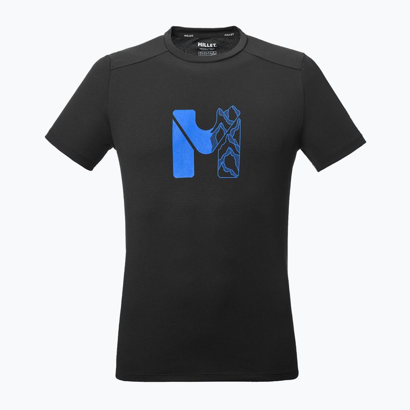 Tricou pentru bărbați Millet Kamet Map SS black 5