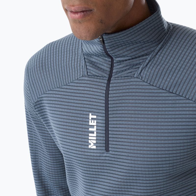 Bluză fleece pentru bărbați Millet Parmelan Light Fleece shadow blue 4