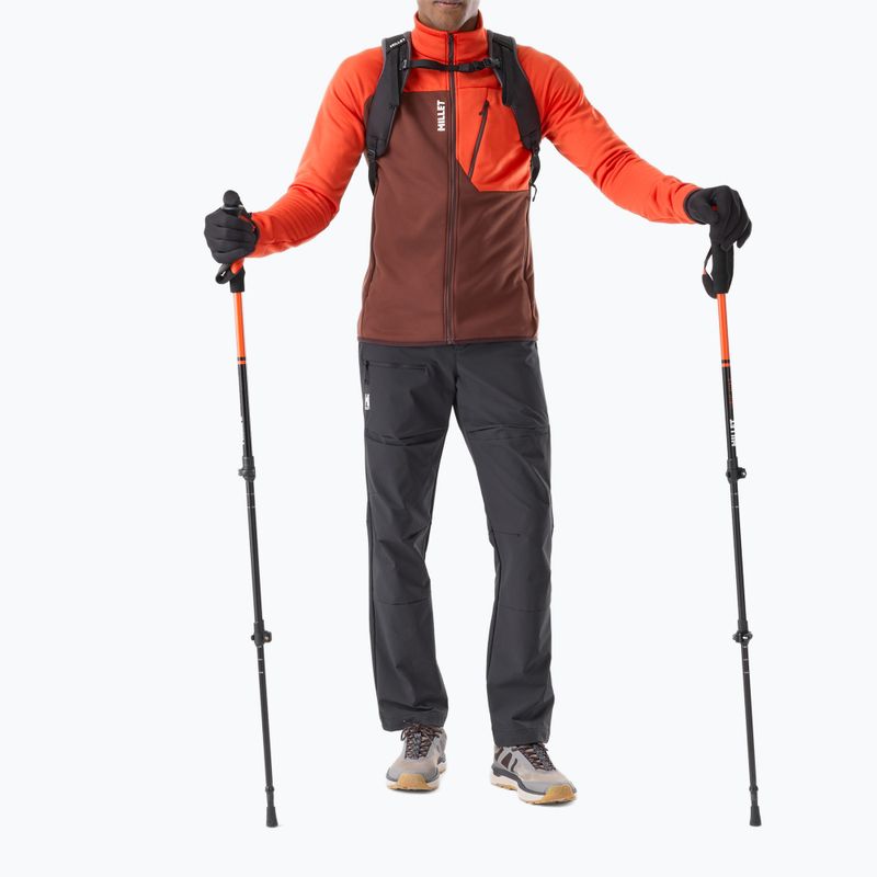 Bluză pentru bărbați Millet Seneca Fleece truffle/paprika 2