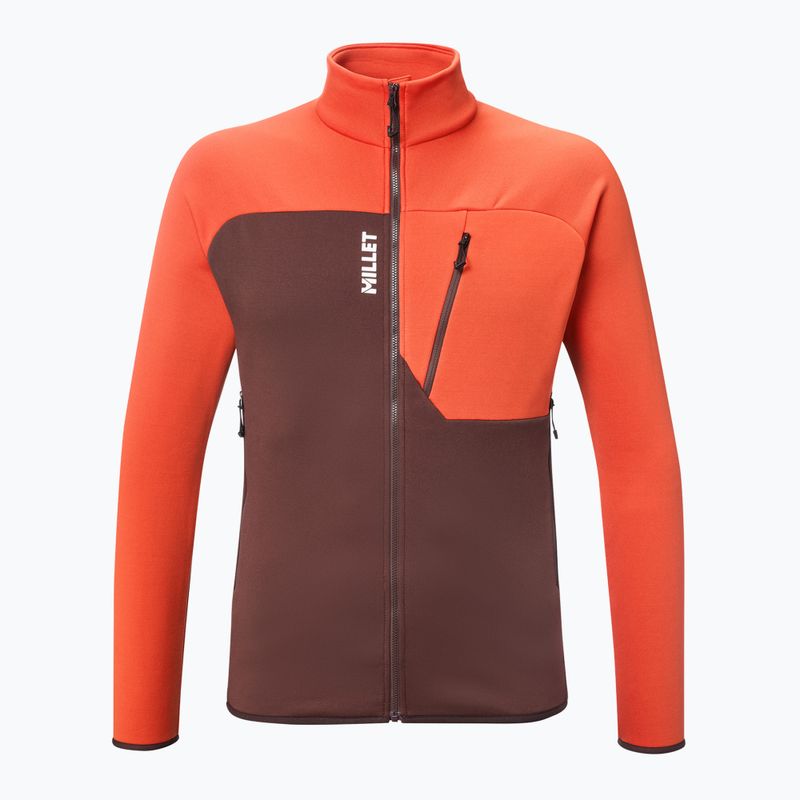 Bluză pentru bărbați Millet Seneca Fleece truffle/paprika 6