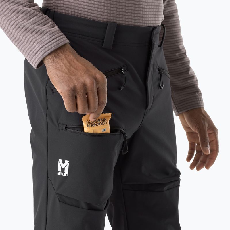 Pantaloni de trekking pentru bărbați Millet Seneca XCS200 black 4
