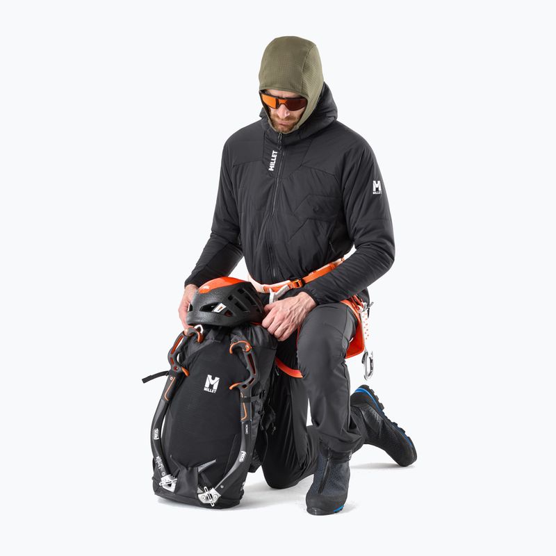 Geacă izolată pentru bărbați Millet Kamet Primaloft Hoodie Jacket black 2
