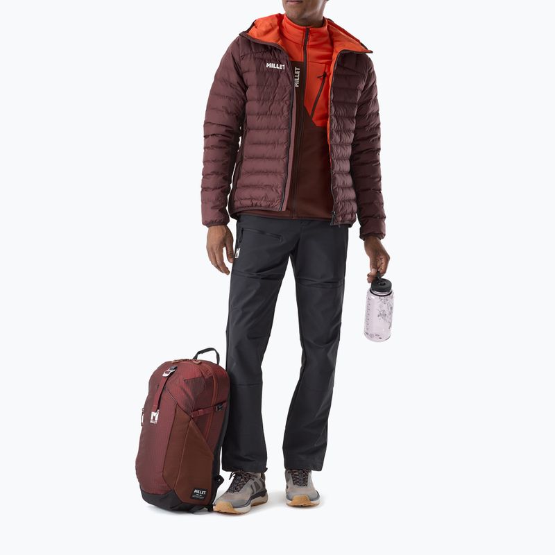 Geacă izolată pentru bărbați Millet Fitz Roy Warm Hoodie Jacket truffle 2