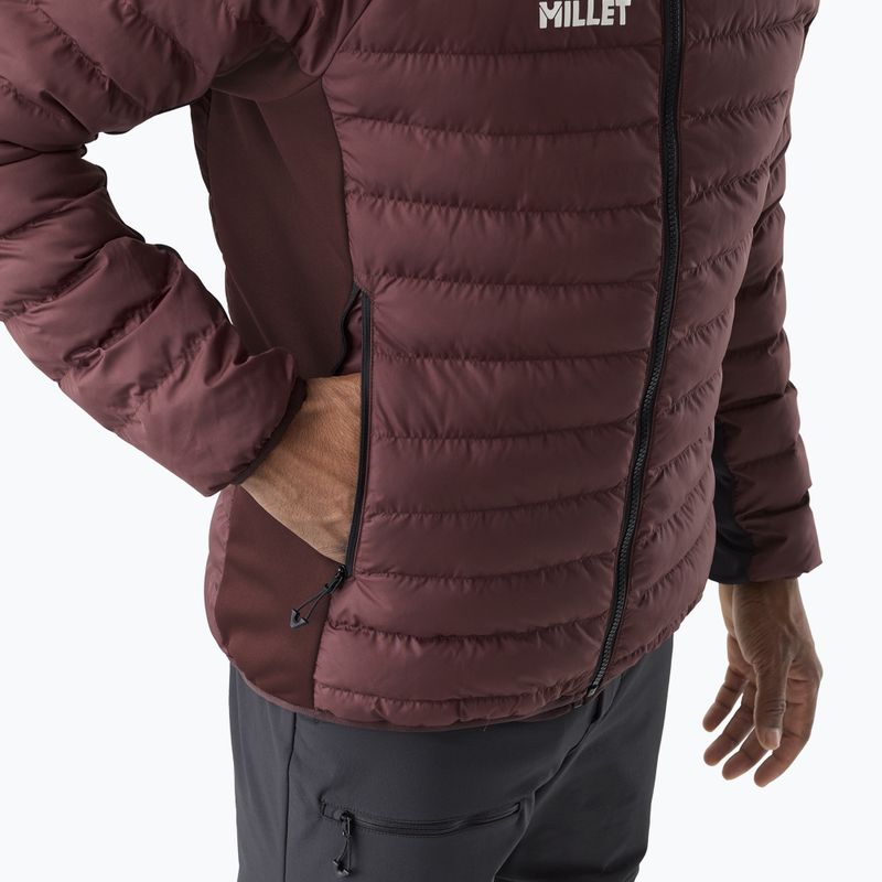 Geacă izolată pentru bărbați Millet Fitz Roy Warm Hoodie Jacket truffle 5