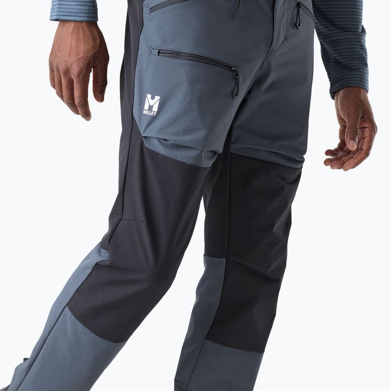 Pantaloni de trekking pentru bărbați Millet Seneca XCS200 shadow blue/black 4