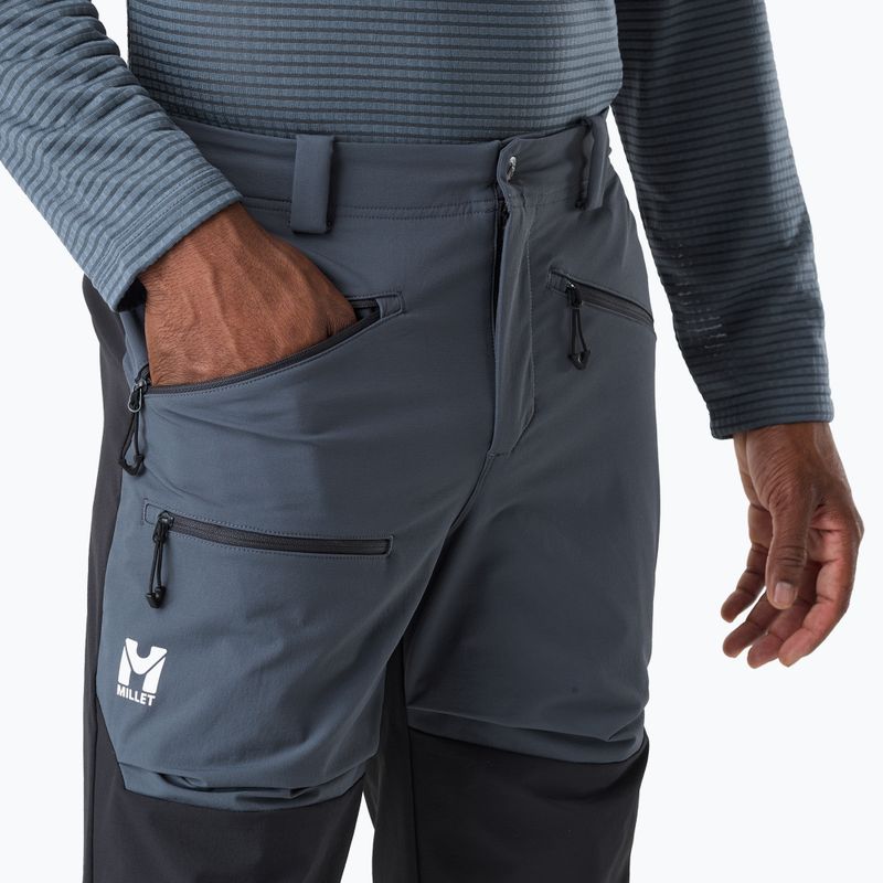 Pantaloni de trekking pentru bărbați Millet Seneca XCS200 shadow blue/black 5