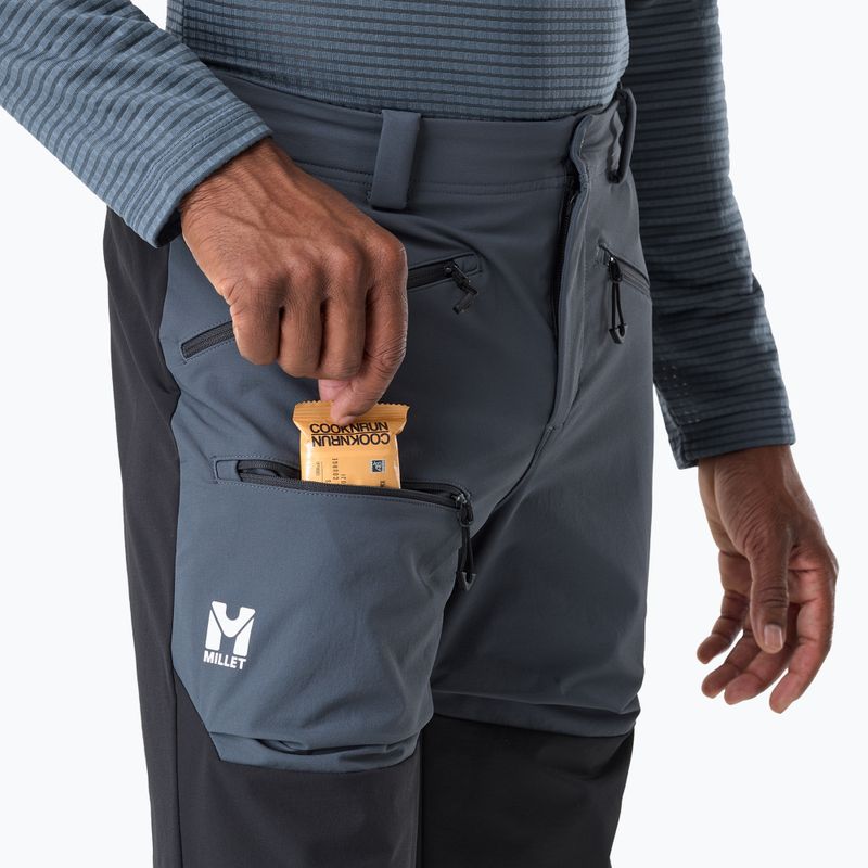Pantaloni de trekking pentru bărbați Millet Seneca XCS200 shadow blue/black 6