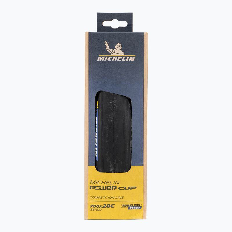 Anvelopă de bicicletă Michelin Power Cup Ts Tlr Kevlar Competition Line neagră 000569 2