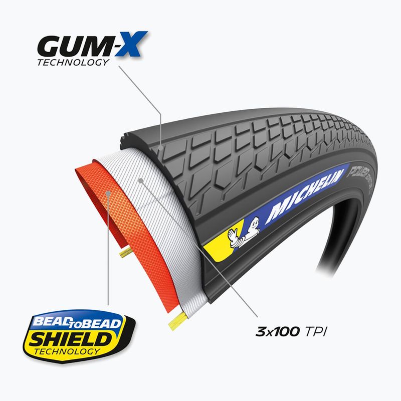 Anvelopă de bicicletă Michelin Power Adventure Classic V2 Competition Line black 4