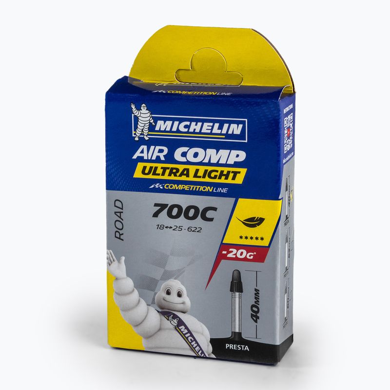Camera de aer pentru biciclete Michelin Air Comp Ultralight Gal-FV 916182 negru 00082265 2