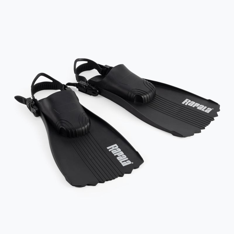 Rapala Deluxe Fins aripioare de barcă cu burtă negru RA1500328