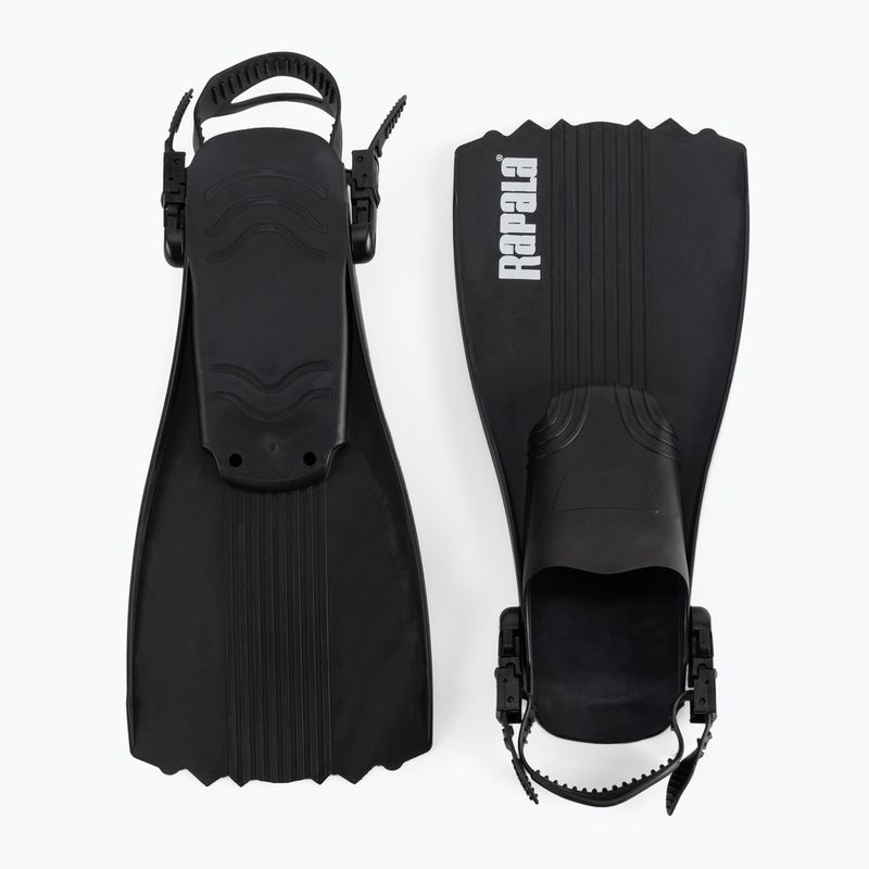 Rapala Deluxe Fins aripioare de barcă cu burtă negru RA1500328 2