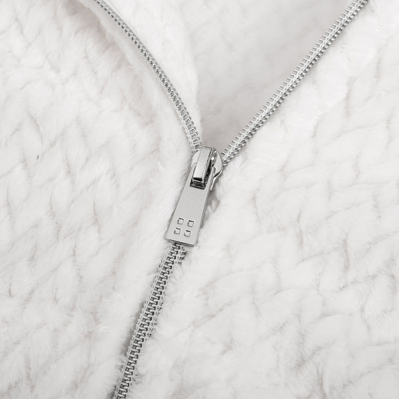 Bluză pentru femei Aulp Becco Coral Fleece blanc 6