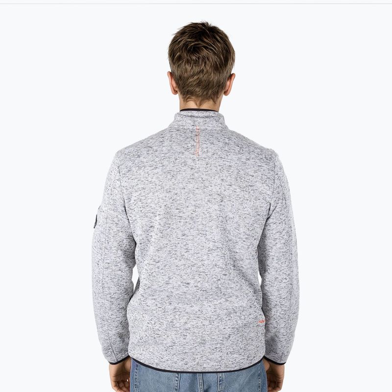 Bluză fleece pentru bărbați Aulp Navoy Melanged Knit grey 2