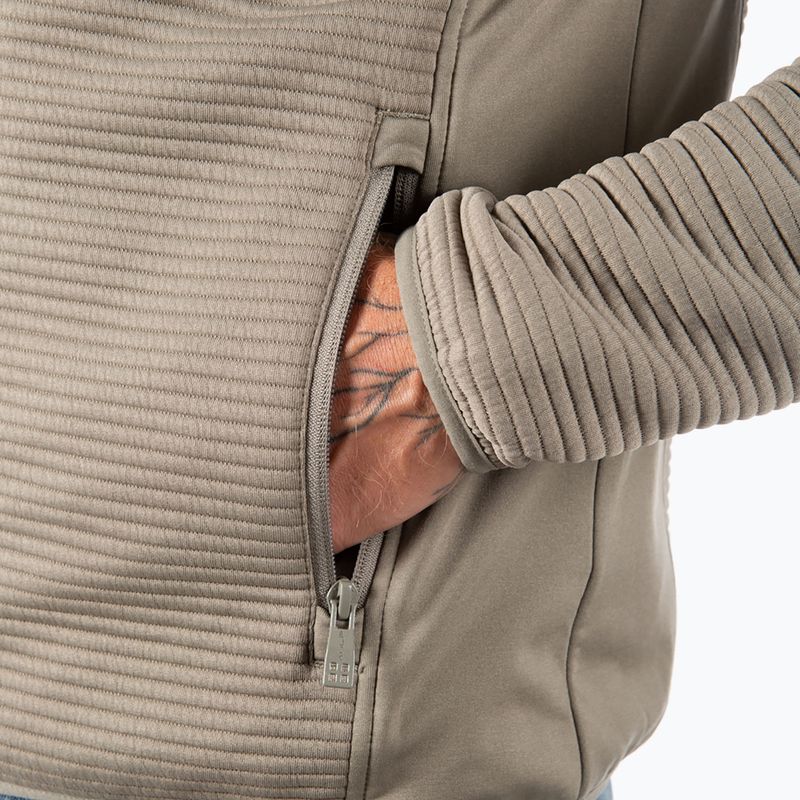 Geacă de vânt pentru bărbați Aulp Numix Jacquard Knit light kaki 4