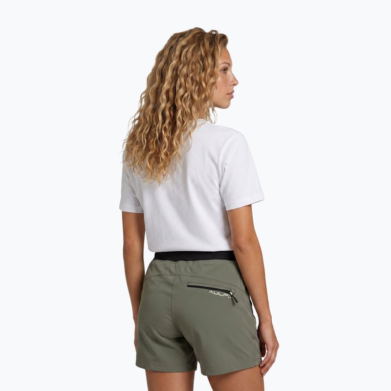 Pantaloni scurți de trekking pentru femei Aulp Bemba light khaki 2