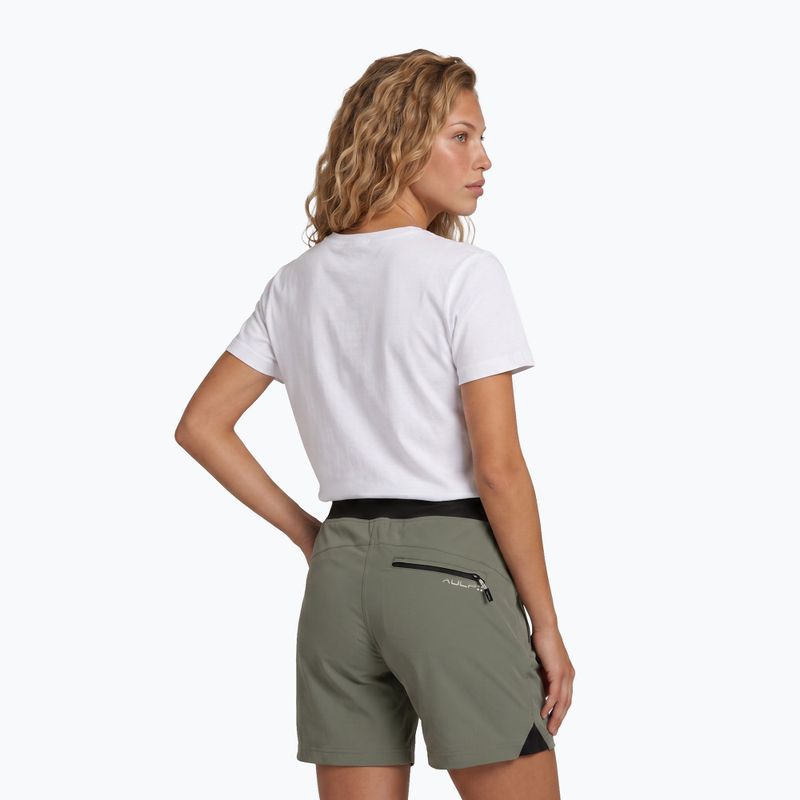 Pantaloni scurți de trekking pentru femei Aulp Bemba light khaki 2