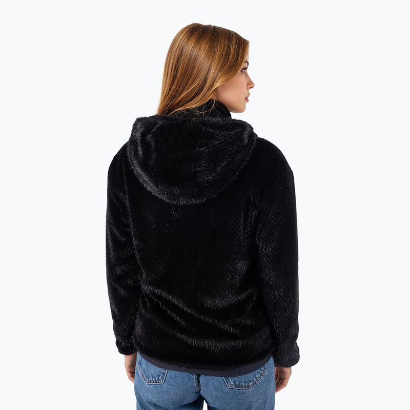 Geacă de iarnă pentru femei Aulp Candy Faux Fur black 2