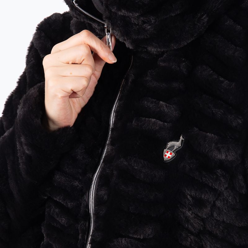 Geacă de iarnă pentru femei Aulp Candy Faux Fur black 4