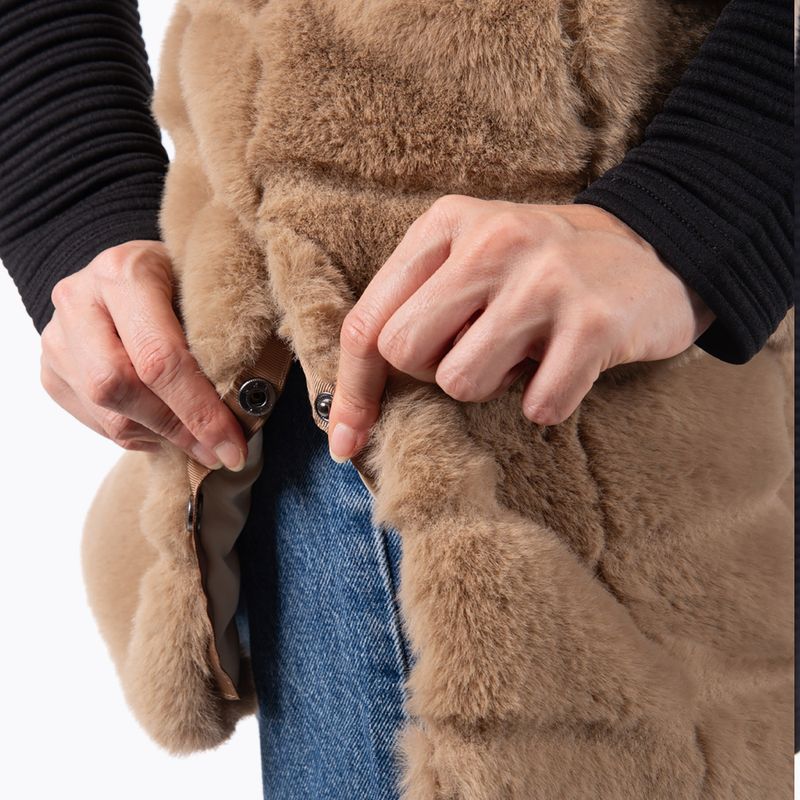 Vestă pentru femei Aulp Carra Faux Fur taupe 6