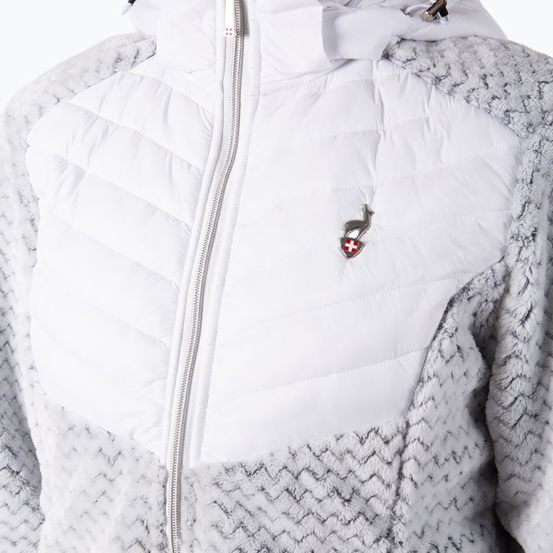 Geacă hibrid pentru femei Aulp Clem Hooded Hybrid white 4