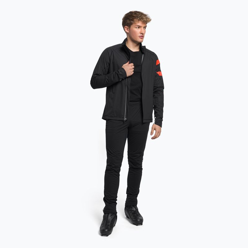 Pantaloni de schi fond pentru bărbați Rossignol Poursuite black 2