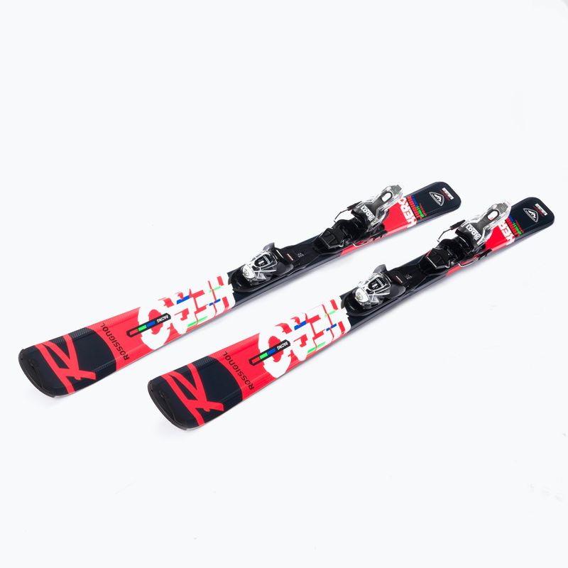 Schiuri de coborâre pentru copii Rossignol Hero JR XP JR + XP7 GW 4
