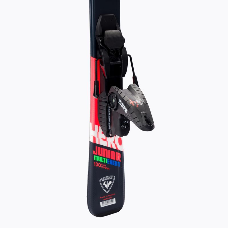 Schiuri de coborâre pentru copii Rossignol Hero JR 100-130 + KID4 6