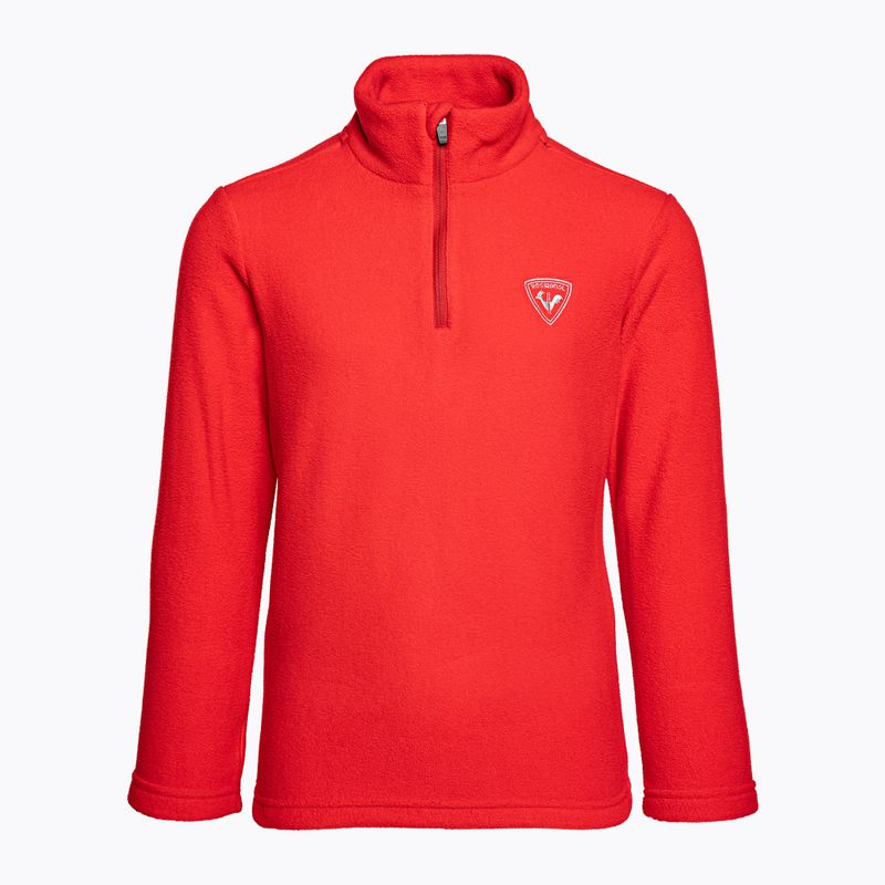 Rossignol Pulover de schi pentru copii 1/2 Zip Fleece portocaliu 6