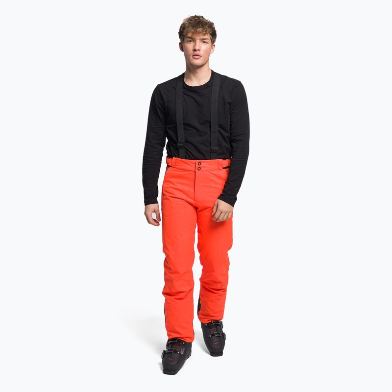 Pantaloni de schi pentru bărbați Rossignol Hero Ski neon red
