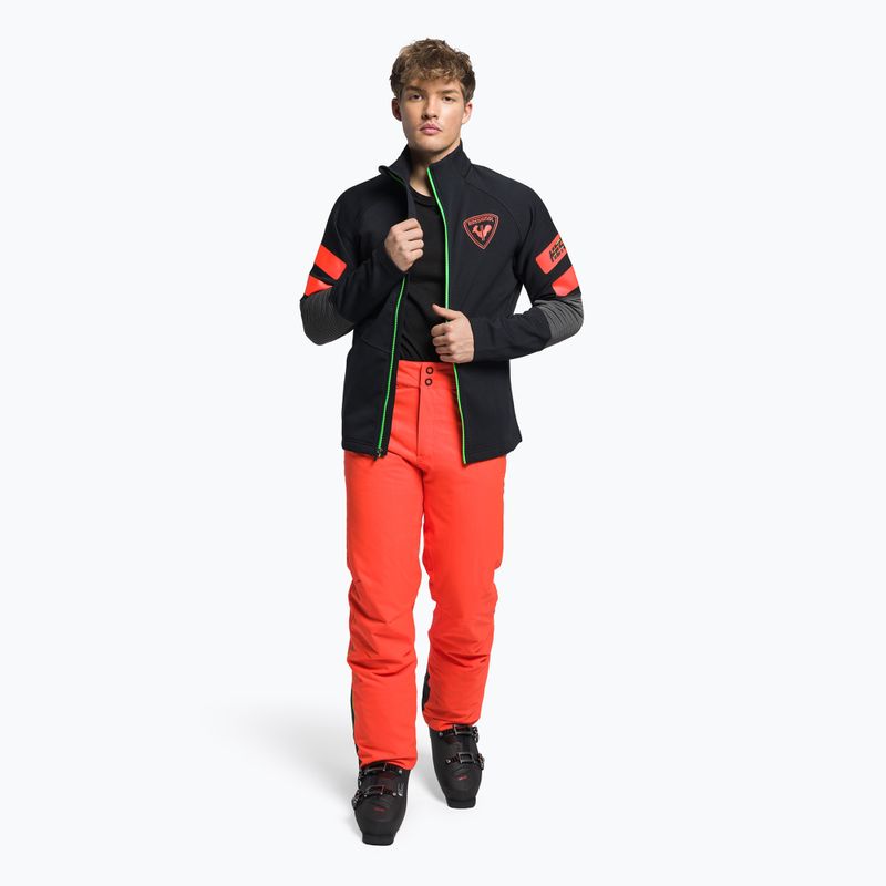 Pantaloni de schi pentru bărbați Rossignol Hero Ski neon red 2