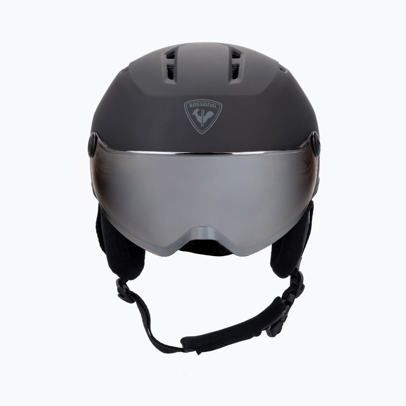 Cască de schi Rossignol Fit Visor Impacts black/orange/silver 2