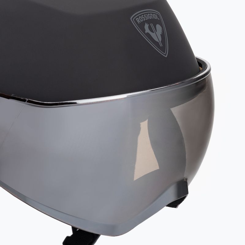 Cască de schi Rossignol Fit Visor Impacts black/orange/silver 6