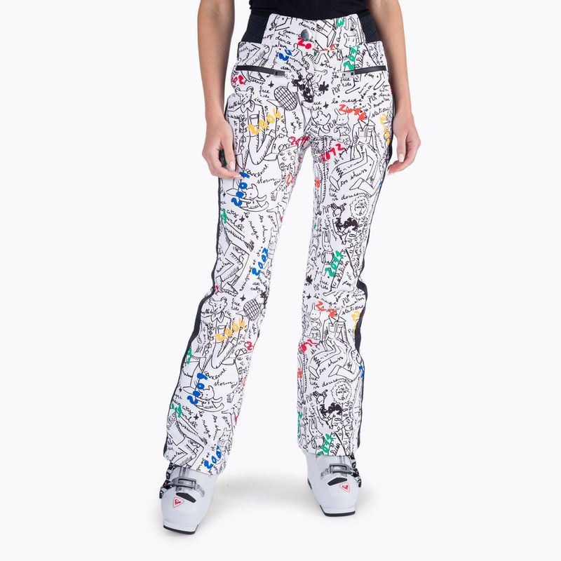 Pantaloni de schi pentru femei Rossignol Eco-Logic Ski white