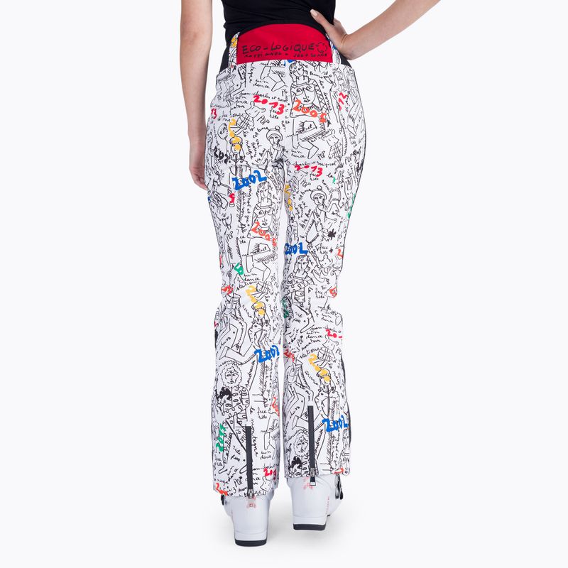 Pantaloni de schi pentru femei Rossignol Eco-Logic Ski white 4