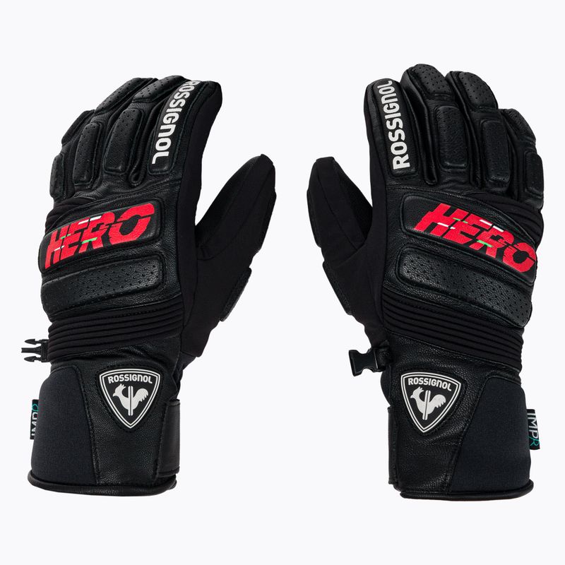 Mănuși de schi pentru bărbați Rossignol Wc Expert Lth Impr G black 2