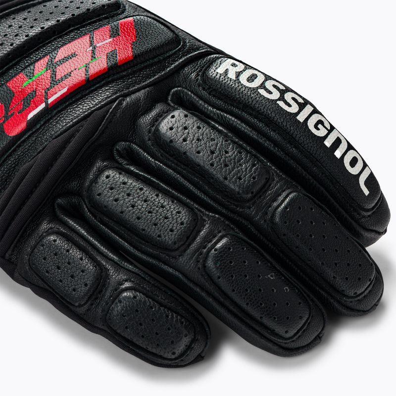 Mănuși de schi pentru bărbați Rossignol Wc Expert Lth Impr G black 5
